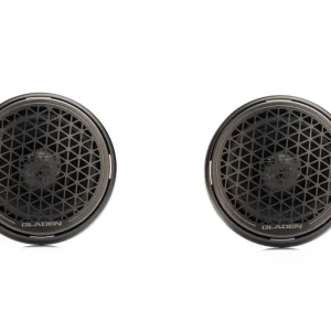 GLADEN SIGMA SM 50 black | 50 mm Midrange / Full-Range Speaker with Black Chrome OEM Grill