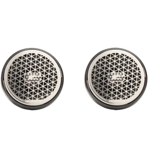 GLADEN SIGMA SM 50 silver | 50 mm Midrange / Full-Range Speaker with Silver Brushed OEM Grill GA-SM-50-silver